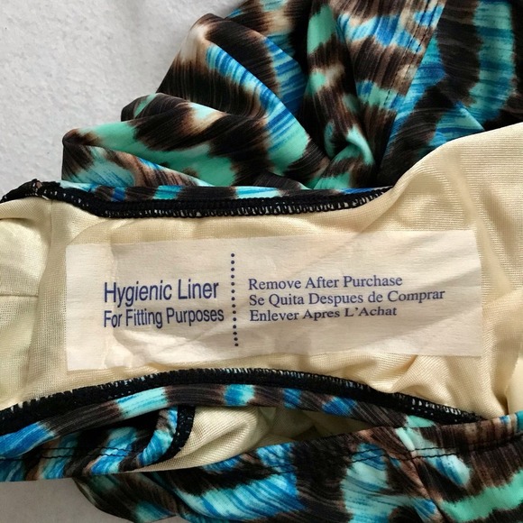 Coastal Blue NWOT One Piece Swim Suit Women M - Picture 14 of 14